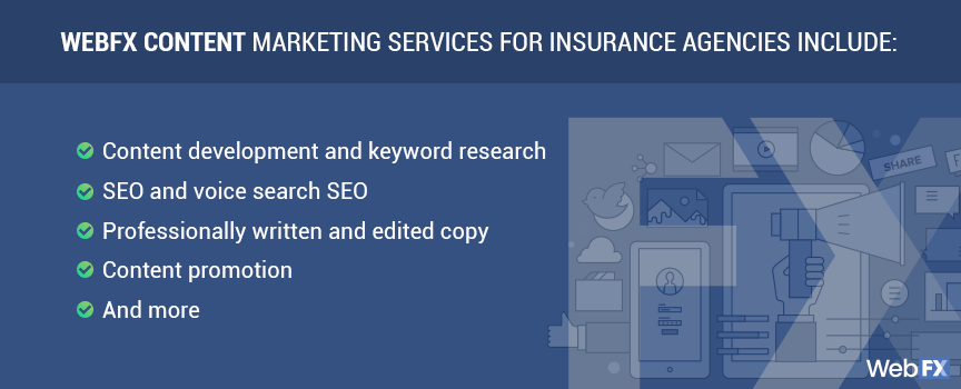 content marketing services insurance agencies