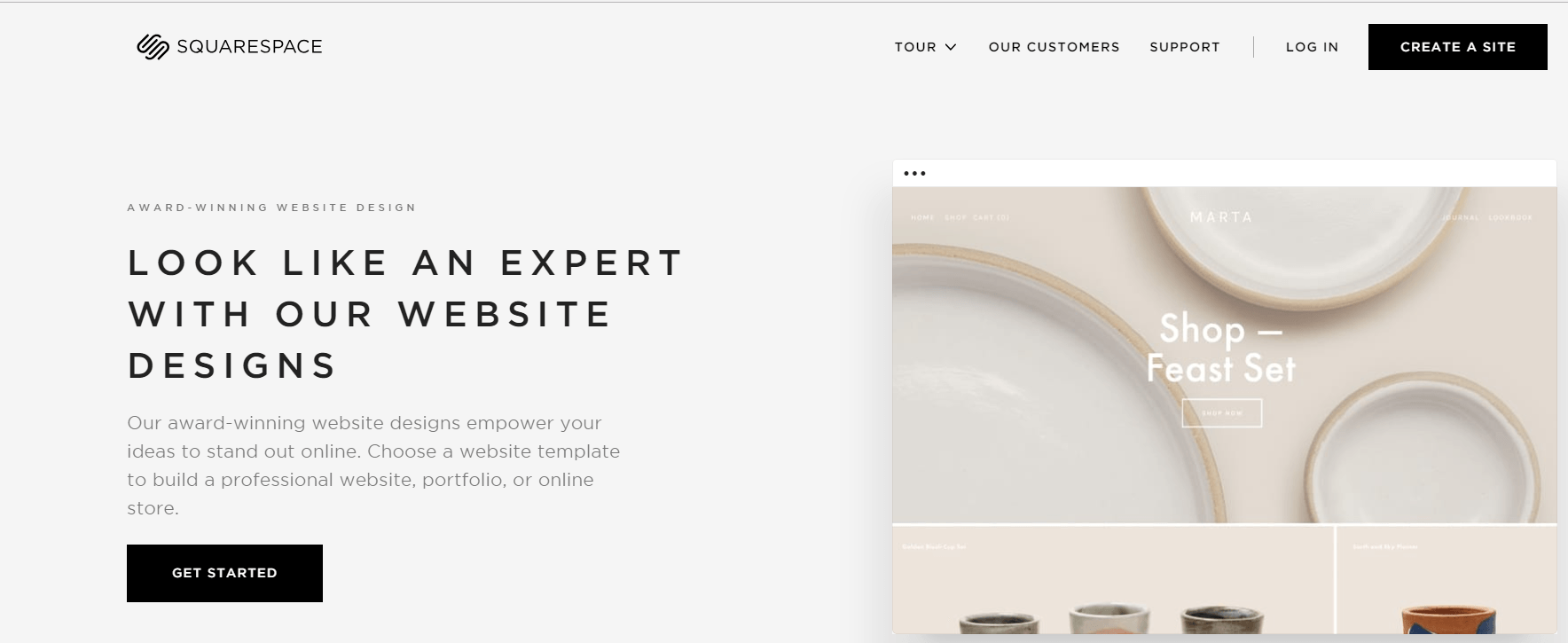 custom webdesigns squarespace