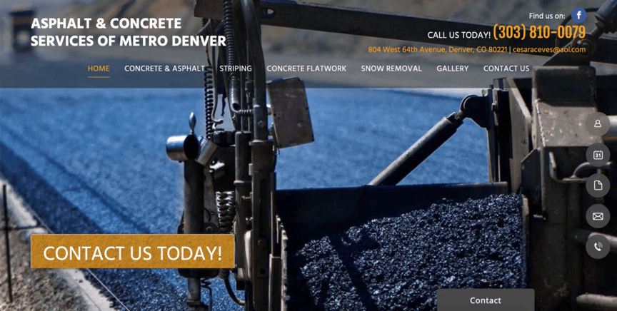 Denver Paving Homepage