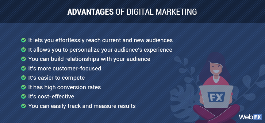 Advantages of digital marketing