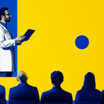 Doctor presenting to an audience