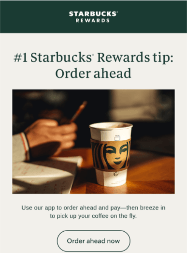 email example starbucks