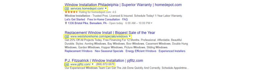 example of ppc ad for philadelphia lead generation