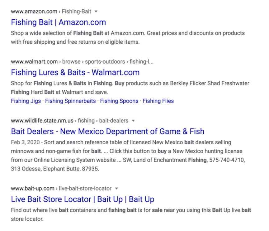 Fishing bait top search results