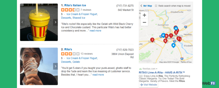 franchise seo yelp image