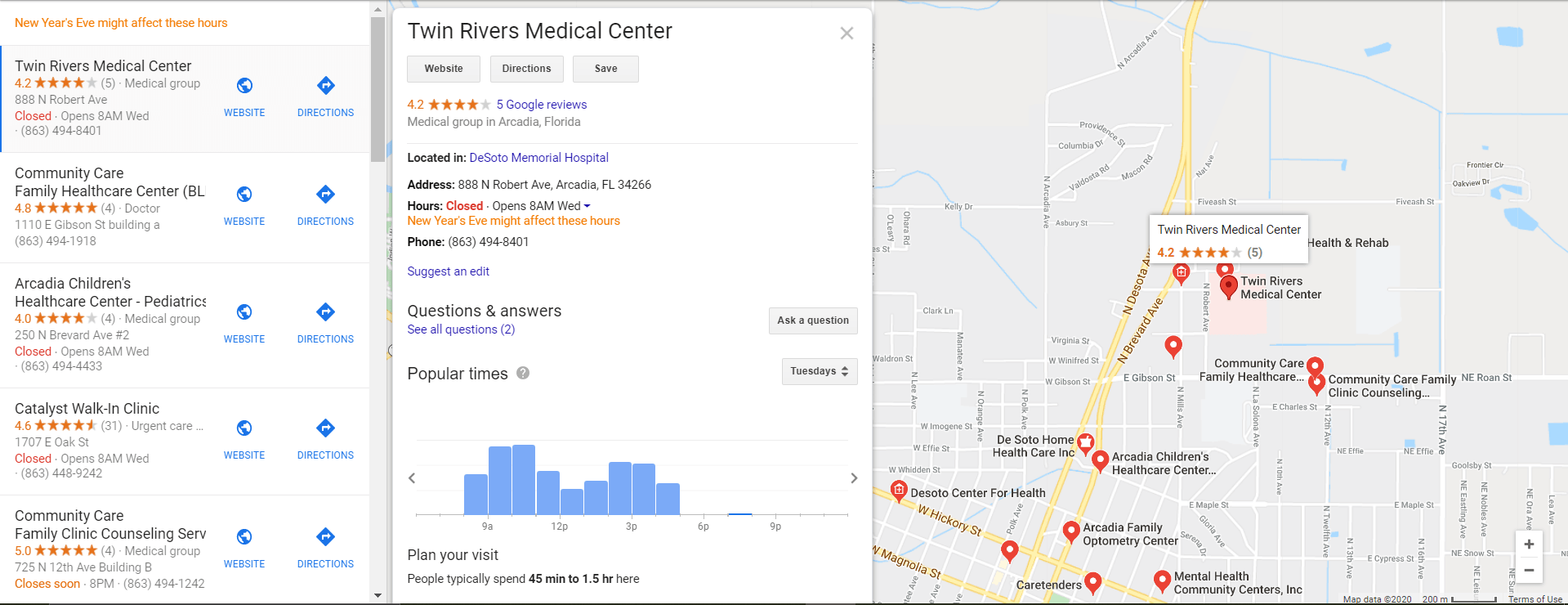 gmb listing local seo for healthcare