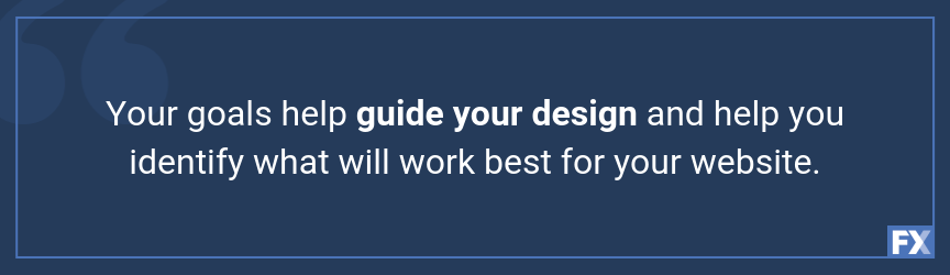 goals for your design