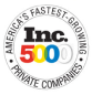 Logo of Inc. 5000 denoting America's fastest-growing private companies.