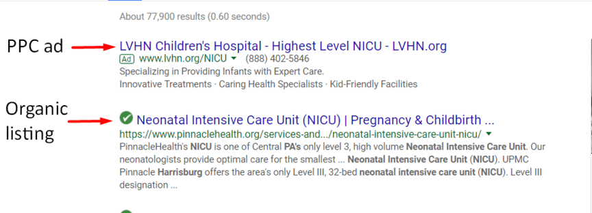 hospital ppc