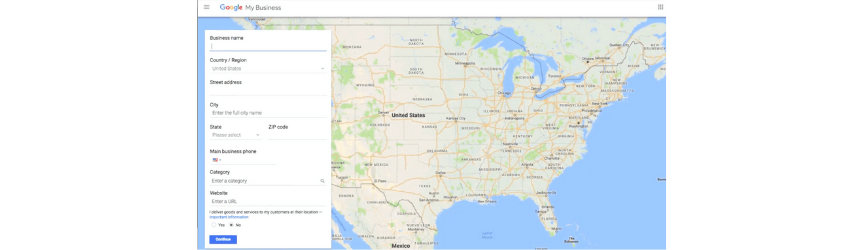 create a google my business account