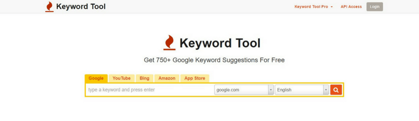 Keyword.io keyword research tool