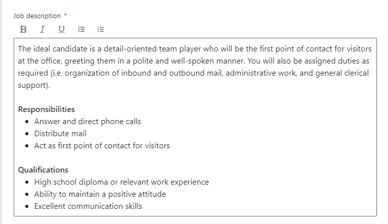 linkedin job description 1