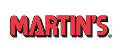 Martin's logo with stylized red text.