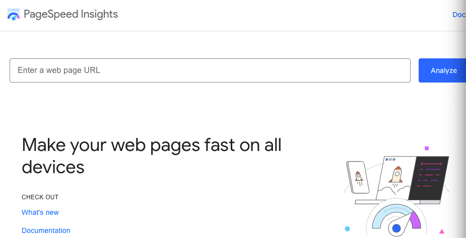 pagespeed monitoring