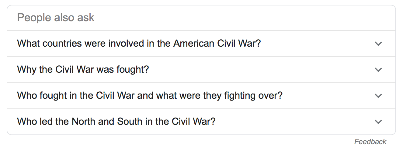 Civil War search