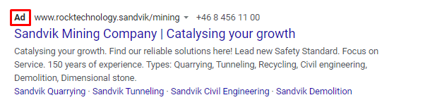 PPC ad mining companies