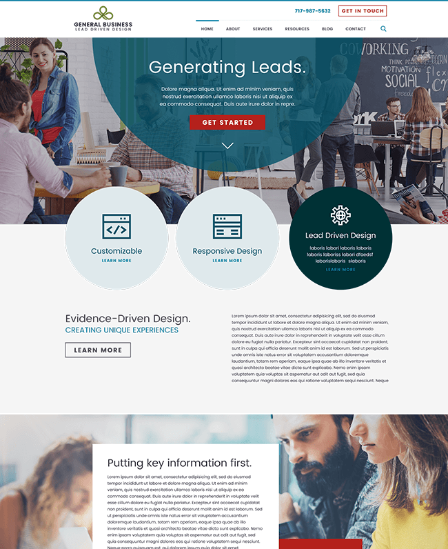 RainmakerFX web design for accounting