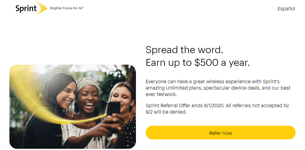 Sprint 500 dollars