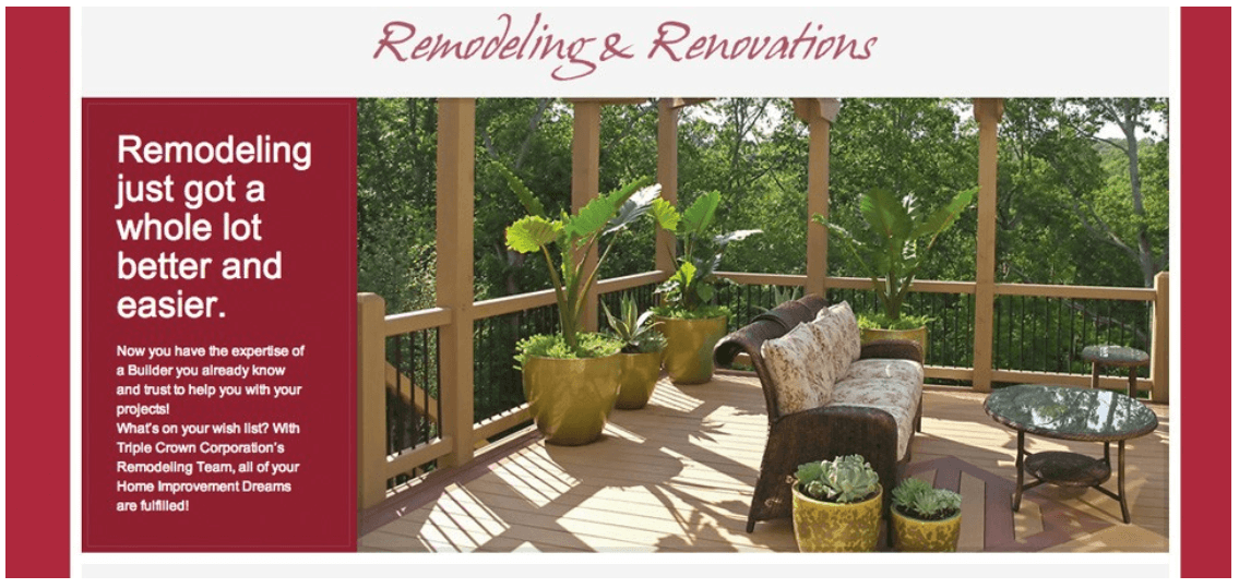 remodeling and renovations home builders