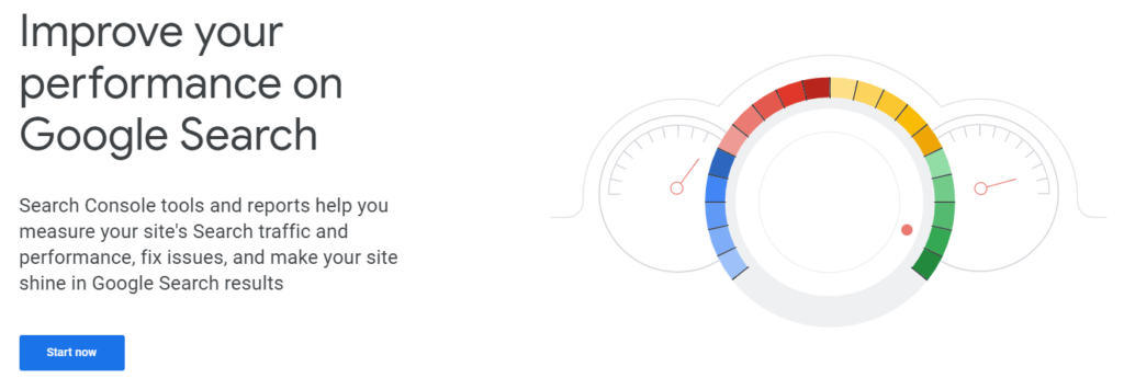 Otimização de SEO: seu guia de otimização de mecanismo de pesquisa 5 visualização da página inicial do console de pesquisa do google