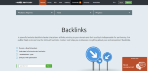 Strumenti di controllo del backlink Semrush 