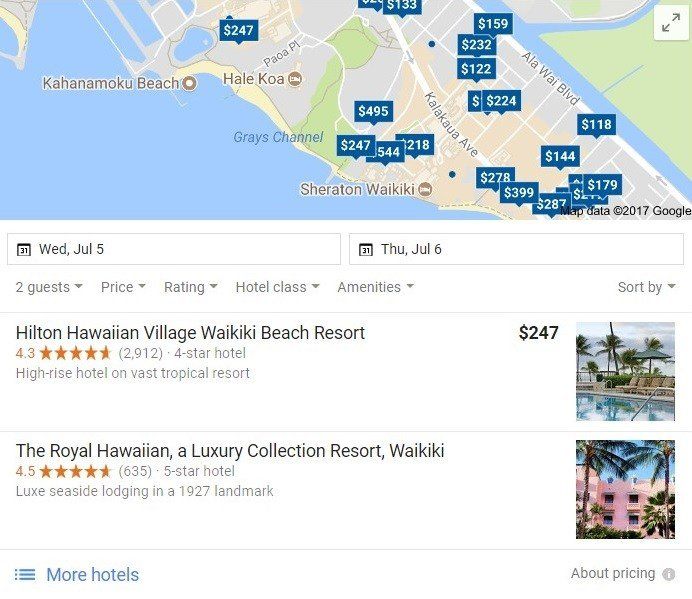 Hawaiian Resort Listing