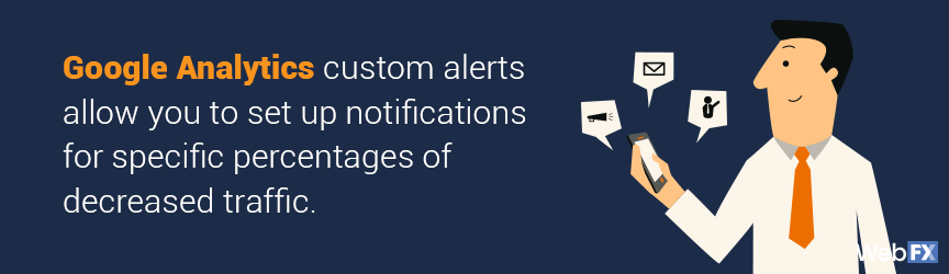 google analytics custom alerts