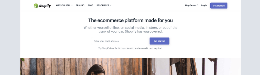 Shopify example