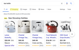 tea kettle google shopping results 300x192