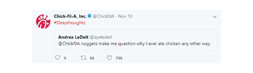 Chick-fil-A on Twitter