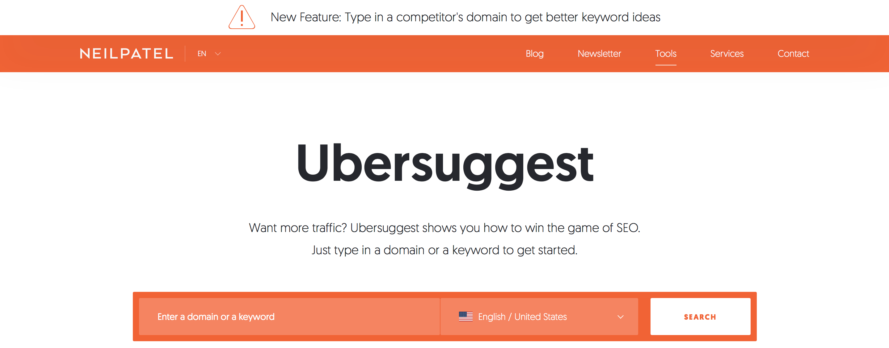 Ubersuggest tool to check backlinks