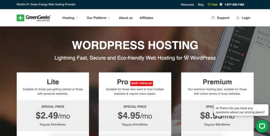 web hosting greengeeks