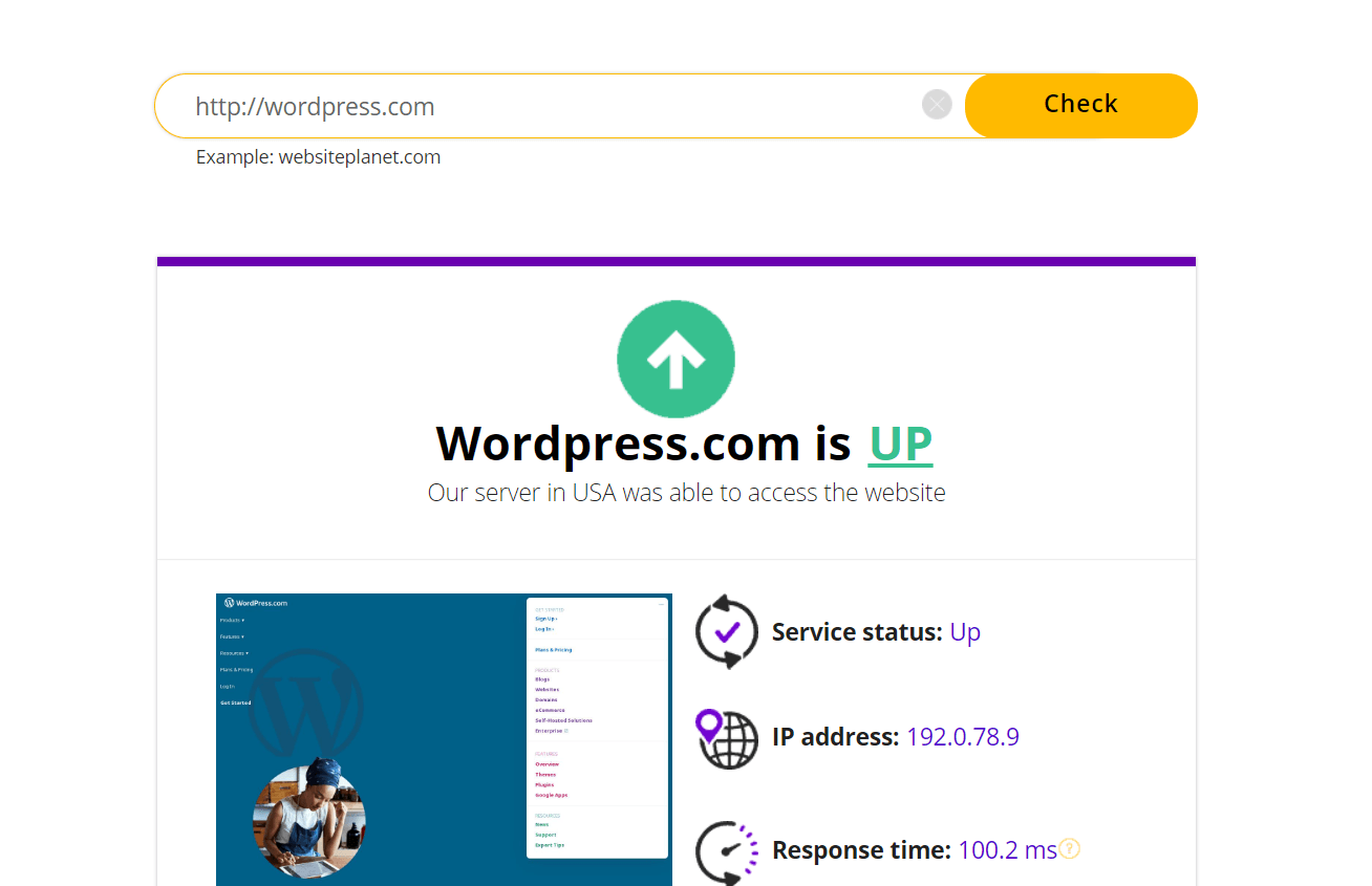 Wordpress is up