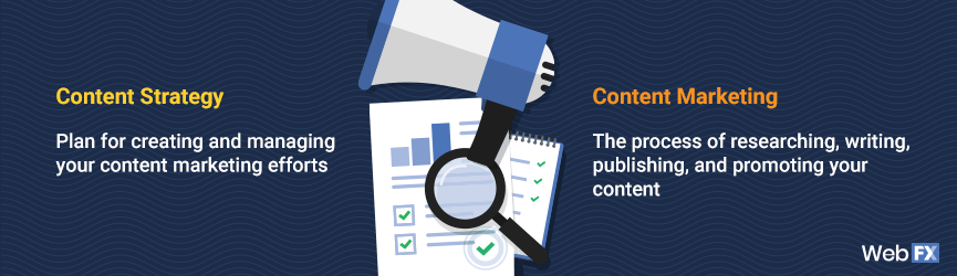 Content strategy vs. content marketing