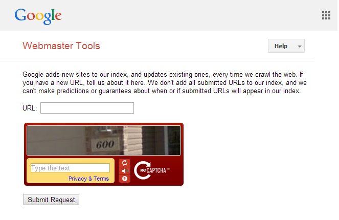 Google Webmaster Tools