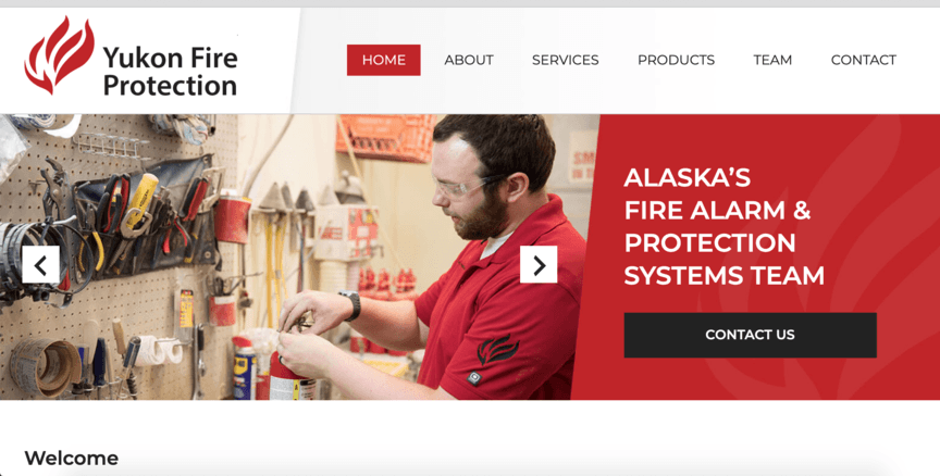 Yukon fire protection desktop site