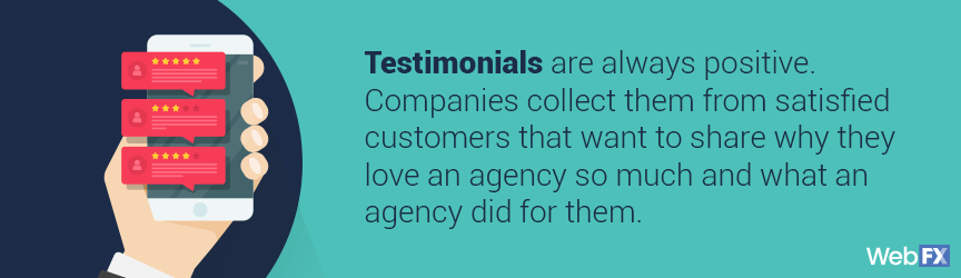 Testimonials for Instagram marketing agency