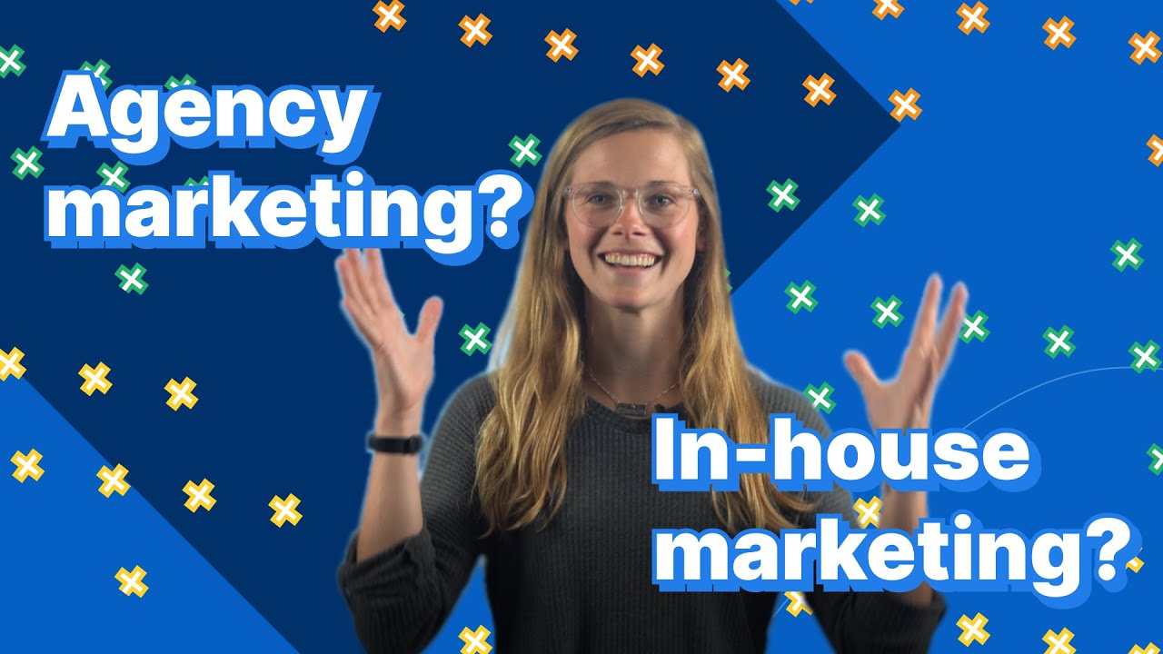 A woman sharing the difference between an agency vs in-house marketing