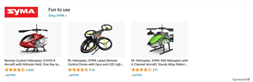 amazon syma brand ad