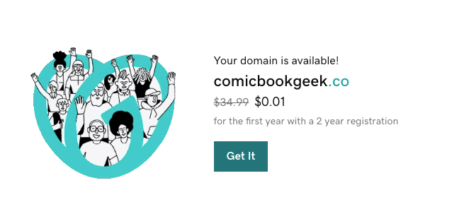 Domain name for a comic book store