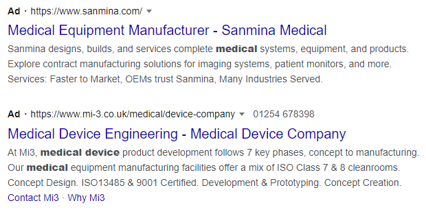 ppc services medical device marketing agency