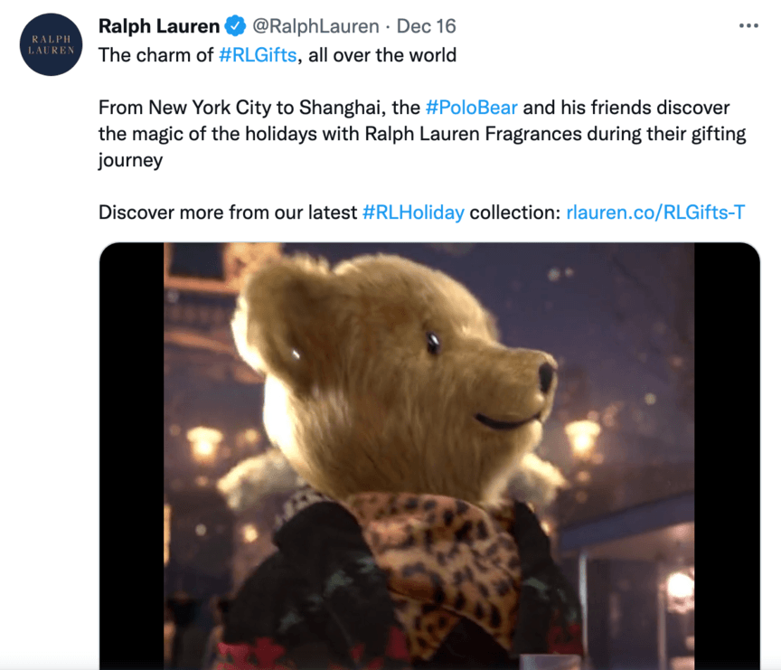 ralph lauren twitter post