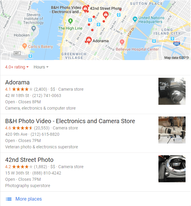 local seo adorama