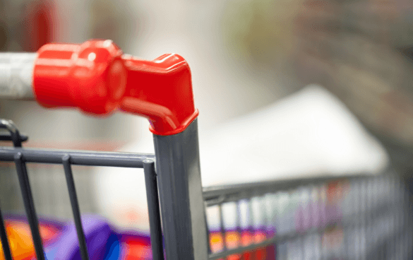 Shopping cart handle