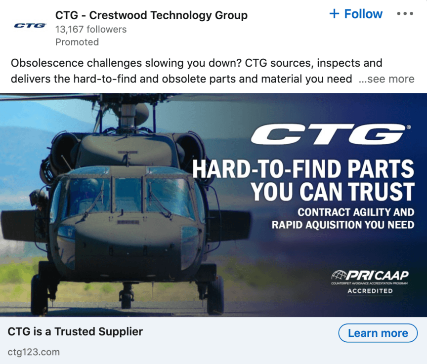 crestwood linkedin ad