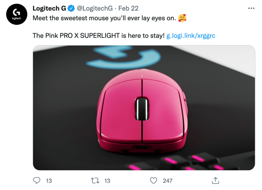 pro x superlight twitter post