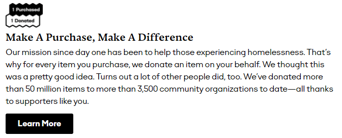 Bomba's mission on their website