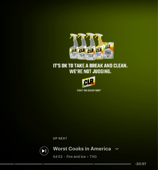 clr hulu ad