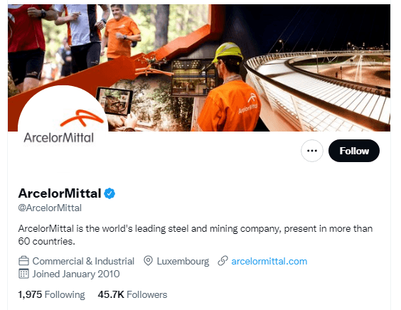 arcelormittal industrial marketing examples