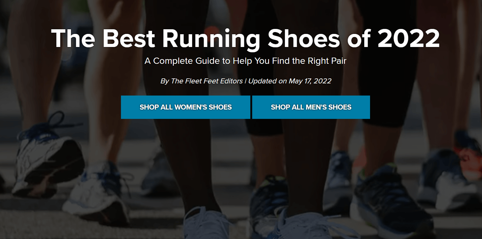 article headline: best running shoes 2022